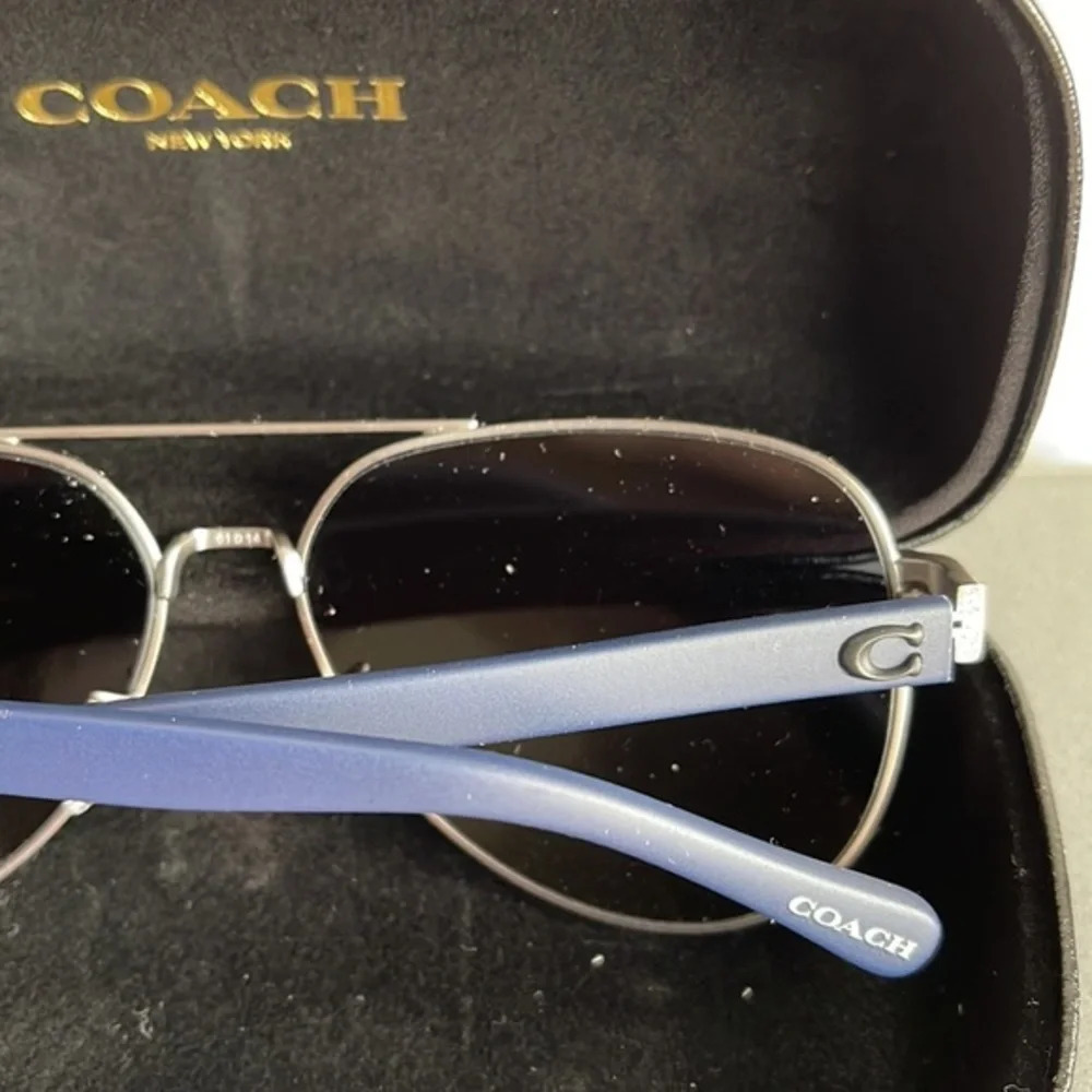 NWT Coach Aviator Sunglasses New w Tag & Case - Picture 3 of 12